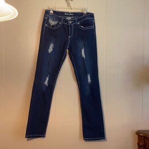 Dark washed jeans 11